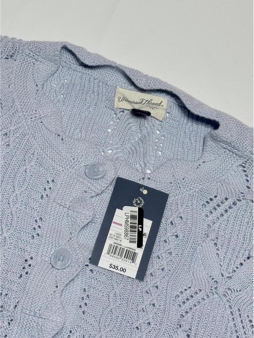 Universal Thread Lavender Knit Cardigan Sweater